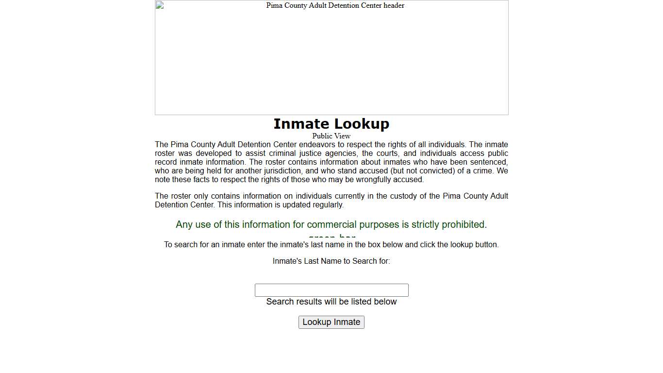 Pima County Sheriff Department